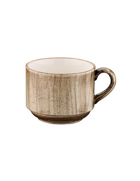 XX23 TAZA CAPUCCINO 18CL TERRAIN GOURMET BROW (6 UDS)