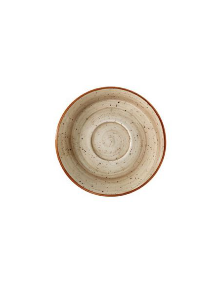 PLATO CAFE 13CM TERRAIN GOURMET BROWN (6 UDS)