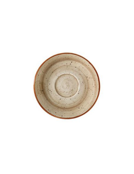 XX23 PLATO CAFE 13CM TERRAIN GOURMET BROWN (6 UDS)