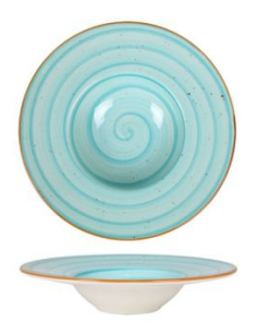 PLATO RISSOTO 28CM AQUA /BLUE (6 UDS)