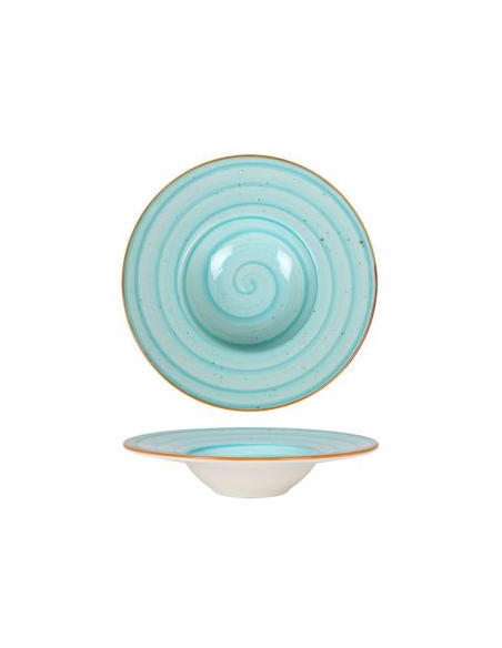 PLATO RISSOTO 28CM AQUA /BLUE (6 UDS)