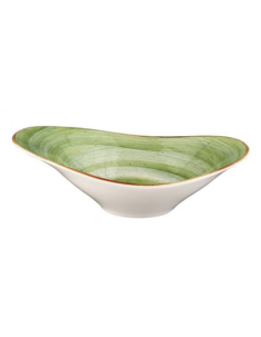 BOWL OVAL 27X18 CM THERAPY GREEN (6 UDS)