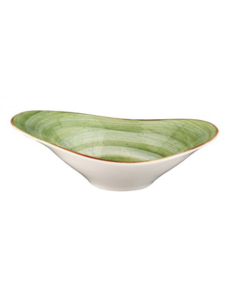 BOWL OVAL 27X18 CM THERAPY GREEN (6 UDS)