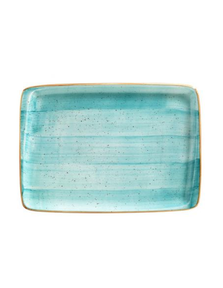 BANDEJA RECTANGULAR AQUA MOOVE 23x16 cm (12 UDS)