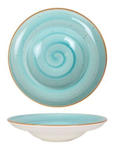 PLATO PASTA GOURMET AQUA 30cm (6 UDS)