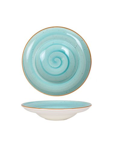 PLATO PASTA GOURMET AQUA 30cm (6 UDS)