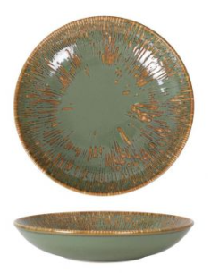 PLATO HONDO GOURMET BARROCO II 23x4cm (6 UDS)