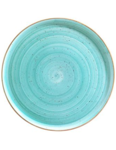 PLATO PRESENTACION GOURMET AQUA 32x2cm (6 UDS)