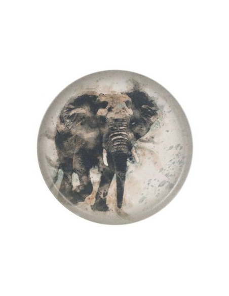 PLATO PRESENTACION ELEFANTESAVANNA 32x2cm (6 UDS)