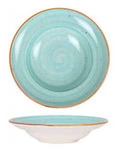 PLATO PASTA AQUA 24x5cm (6 UDS)