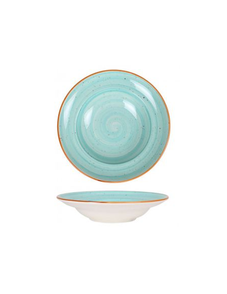 PLATO PASTA AQUA 24x5cm (6 UDS)