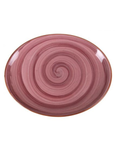 BANDEJA OVAL PURPLE 36x28x3cm (6 UDS)