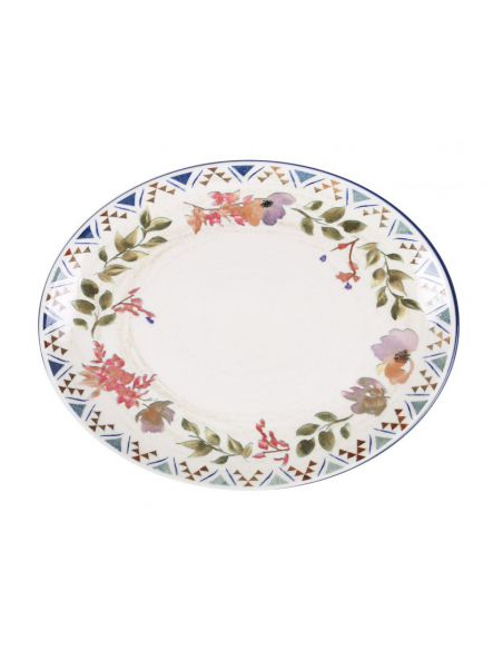 BANDEJA OVAL SPRING 36x28x3cm (6 UDS)