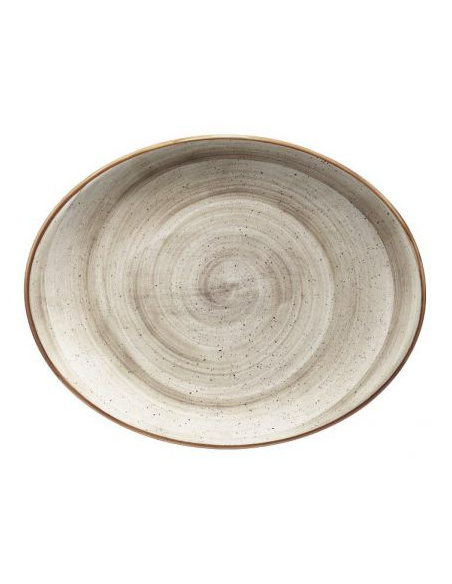 BANDEJA OVAL TERRAIN 36x28x3cm (6 UDS)