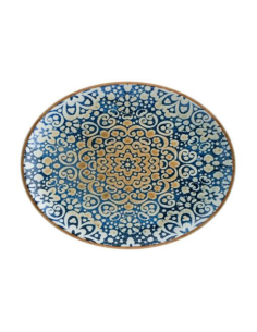 BANDEJA OVAL ALHAMBRA 25x19x2cm (12 UDS)