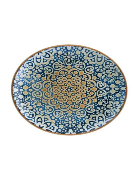BANDEJA OVAL ALHAMBRA 25x19x2cm (12 UDS)