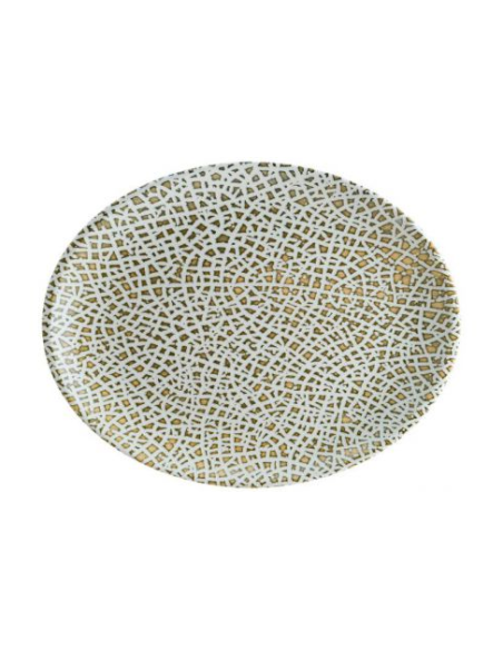 BANDEJA OVAL TAIPAN 25x19x2cm (12 UDS)