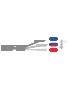 Pedal mezclador de agua fría y caliente con palanca de bloqueo 2