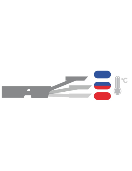 Pedal mezclador de agua fría y caliente con palanca de bloqueo