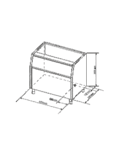 ALMACEN FABRICADOR HIELO 350Kg SERIE DI 2