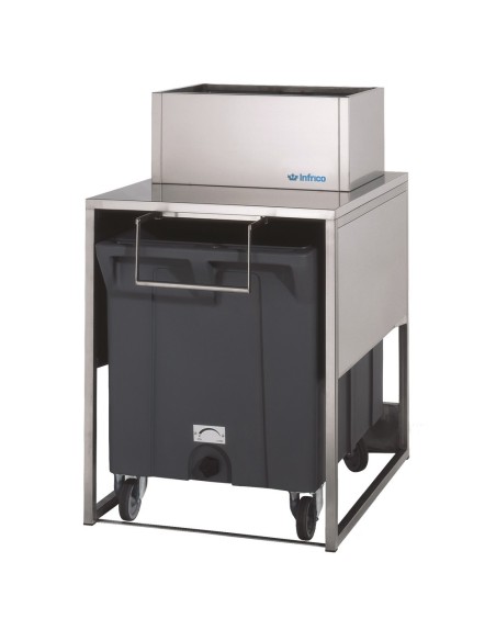 ALMACEN FABRICADOR HIELO 108Kg SERIE ROLLER BIN
