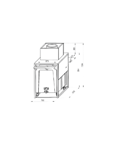 ALMACEN FABRICADOR HIELO 108Kg SERIE ROLLER BIN