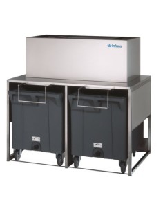 ALMACEN FABRICADOR HIELO 108+108Kg SERIE DOBLE ROLLER BIN