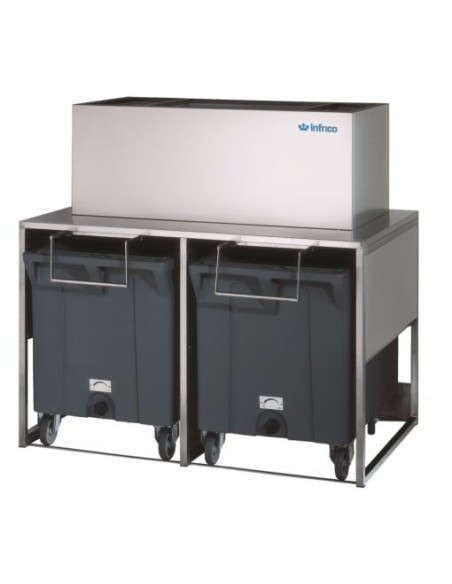 ALMACEN FABRICADOR HIELO 108+108Kg SERIE DOBLE ROLLER BIN