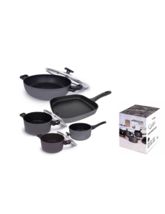 BATERÍA DE COCINA SET 5 PIEZAS SERIE KAULA