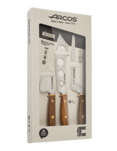 SET CUCHILLO QUESOS 3 PIEZAS SERIE NÓRDIKA