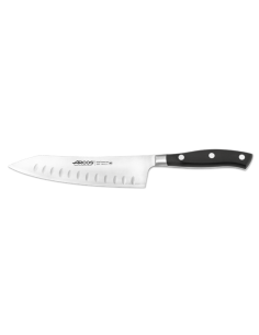 CUCHILLO ROCKING SANTOKU 180MM SERIE RIVIERA