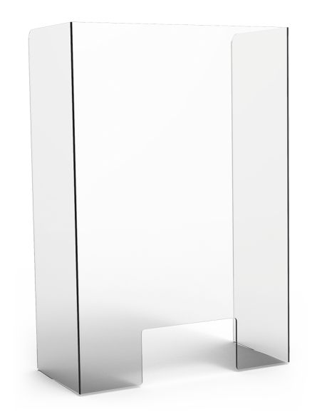 Mampara de protección de sobremesa