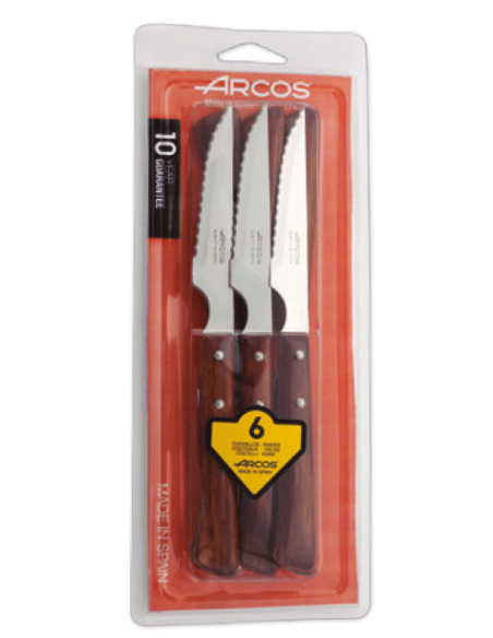 SET CHULETEROS 6 PIEZAS SERIE FOREST