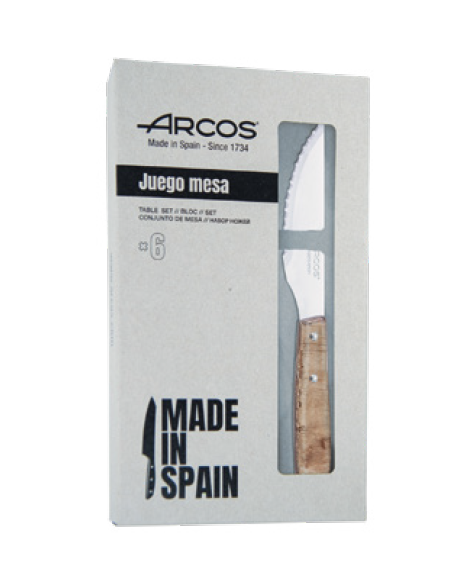 CONJUNTO CHULETERO 6 PIEZAS SERIE FOREST