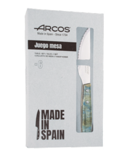SET CHULETEROS 6 PIEZAS SERIE FOREST 830400
