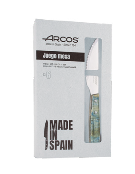 SET CHULETEROS 6 PIEZAS SERIE FOREST 830400