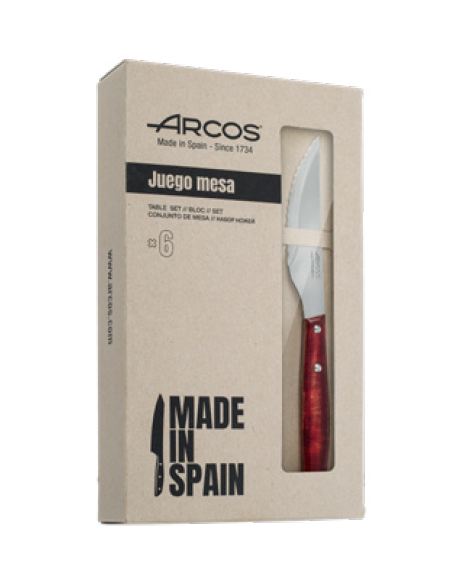 SET CHULETEROS 6 PIEZAS SERIE FOREST 377100