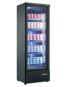 ARMARIO EXPOSITOR REFRIGERADO 1 PUERTA COLOR NEGRO SERIE SS