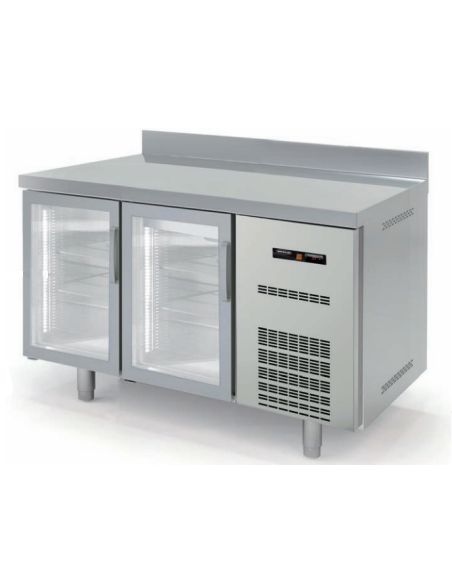 Mesa Refrigerada Bajomostrador Gama Speed Led 2 puertas 1495x600x850mm
