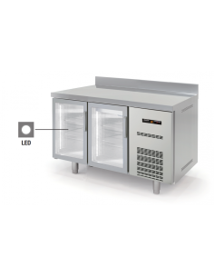 Bajo-mostrador Refrigerado GN 1/1 Speed  2 Puertas 1345x700x850 mm 2