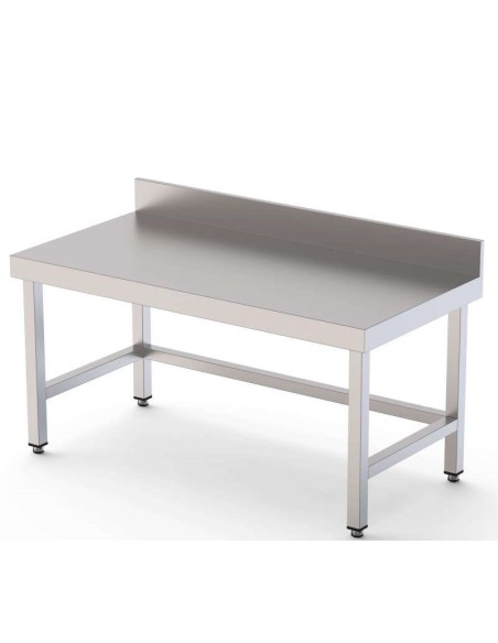 Mesa baja de trabajo 2100x700x600 mm sin estante desmontada