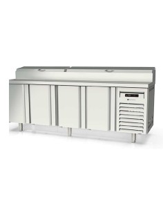 Mesa fría SALAD-CHEFF 1/6 4 puertas 2245x700x850