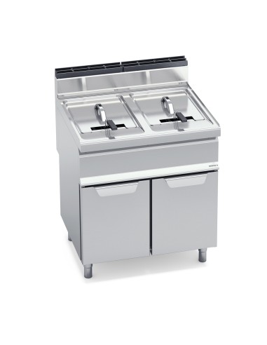 Freidora a gas 20 + 20 litros con mueble Macros700 Bertos