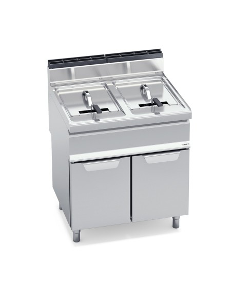 Freidora a gas 20 + 20 litros con mueble Macros700 Bertos