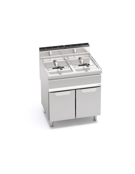 Freidora a gas 15 + 15 litros con mueble Macros700 Bertos
