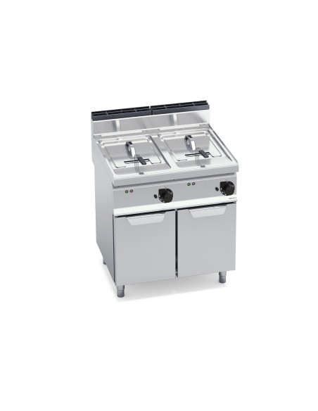 Freidora eléctrica 10 + 10 litros con mueble Macros700 Bertos