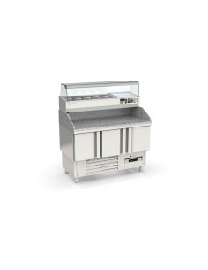 Mesa Fría COMPACTA PIZZA 1370x700x890