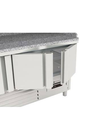 Mesa Fría COMPACTA PIZZA 1370x700x890 MFPP-140