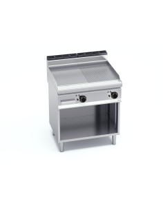 Plancha Fry-top Acero Rectificado Eléctrica de 800x714x900mm Macros700