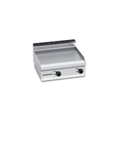 Plancha Fry-top Acero Rectificado, Eléctrica 800x714x290mm Macros700